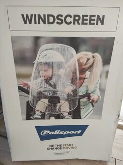 Polisport Priehľadný ochranný štít na sedačku - 3