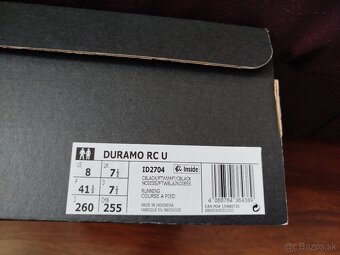Ľahučké tenisky Adidas Duramo veľkosť 41 1/3 - nové - 3