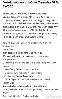 Yamaha klavír - 3