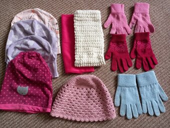 Detské otepľovačky veľ.128 +čiapky,rukavice,nákrčníky -BALÍK - 3