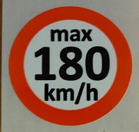 Nálepky s rýchlostným indexom - 3