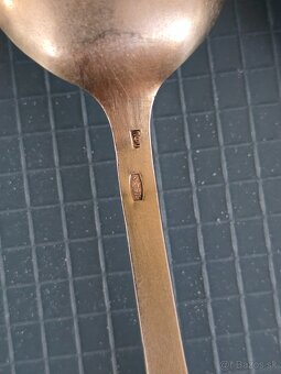 Strieborné lyžičky 6ks sovietske 875/1000 - 3