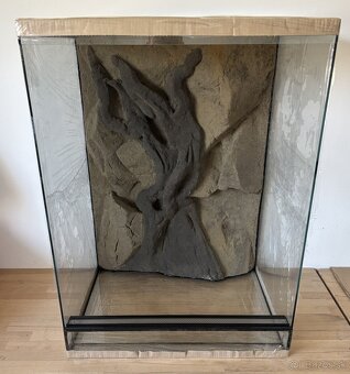 Terárium 60x50x80 s 3D stenou - 3