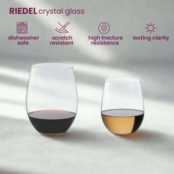 Bezstopkove moderne vinove poháre Riedel - 3