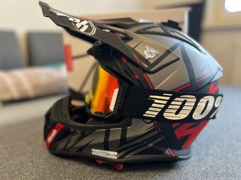 Airoh aviator 2.2 styling red matt + okuliare + výstroj - 3
