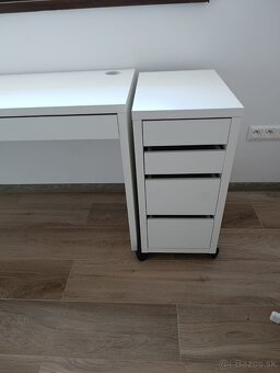 IKEA MICKE stôl + šufliky - 3