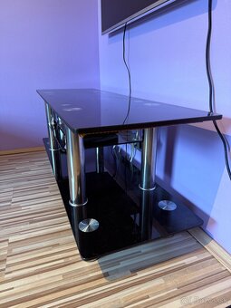 TV stolík 120cmx40cmx45,5cm - televízny stolík - 3