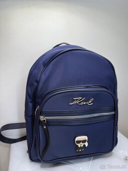 Karl Lagerfeld ruksak tmavomodrý - 3
