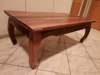 Konferenčný stolík palisander / čítajte popis - 3