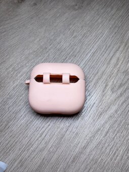 Matný ružový obal na AirPods 3 (silikón) - 3
