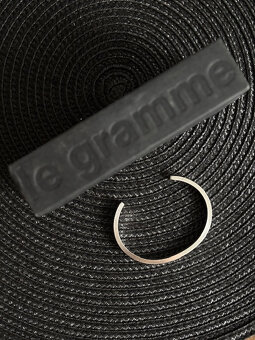 Strieborný náramok, Le gramme 31g, striebro 925, veľkosť M - 3