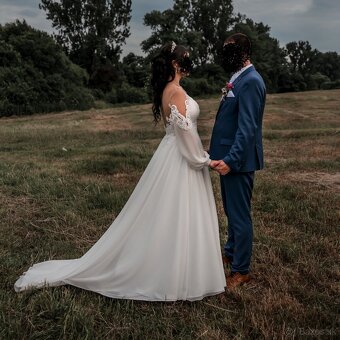 Svadobné šaty veľ.38 - 3