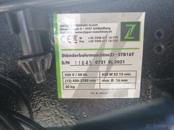 Stojanová vŕtačka ZI-STB16T - 3