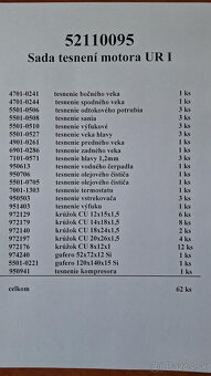 ZETOR sada tesnení motora - 3