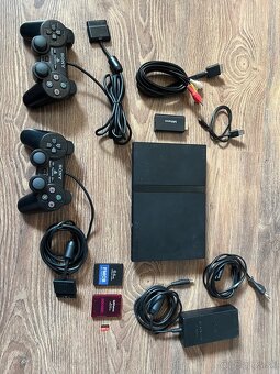 Playstation 2 slim FCMB + 64Gb karta plna hier - 3