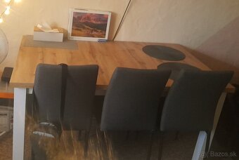 Rozkladaci stôl+4 stoličky - 3