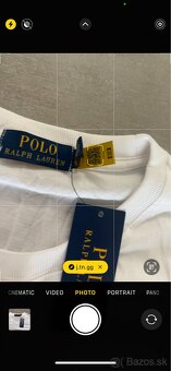 Ralph Lauren Biele Tričko - 3