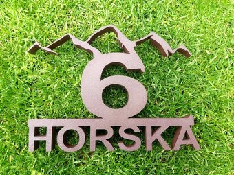 3D čísla domu - 3