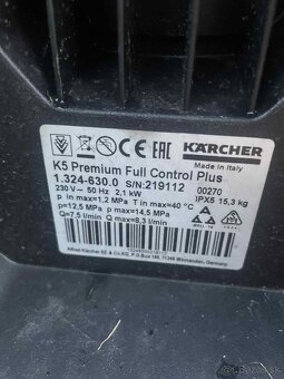 Vysokotlakový čistič Kärcher K5 Full Control Plus - 3