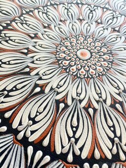 Mandala 40 cm na dreve - 3