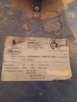 Plynový ohrievač vody - 3