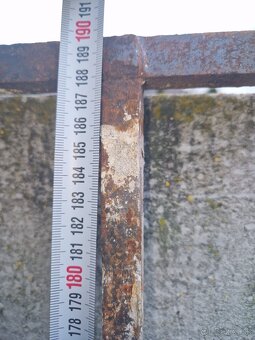 Stará železná dverová mreža - 3