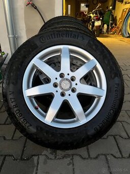 Letné pneu + Originál disky Mercedes Benz GLK - 3