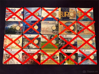 Mincové kartičky - coincards - Slovensko - takmer komplet - 3