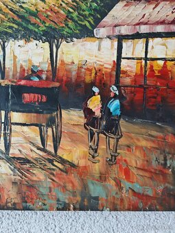 Ručne maľovaný obraz veľký - 3