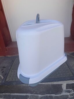 Rohové WC pre mačku + lopatka - 3