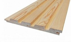 Drevený 3D OBKLAD,ROMBUS DUO 27x148 ČERVENÝ SMREK - 3