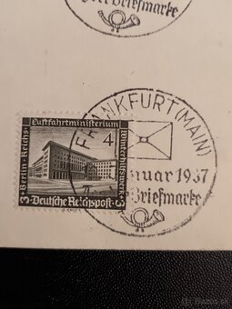 4 známky so 4 pečaťami, 10 Január 1937 - 3