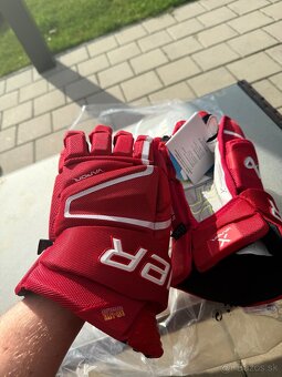 Rukavice Bauer Hyperlite červené , modré 14” - 3