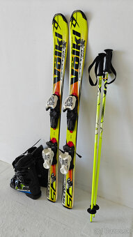 LYŽE VOLKL RACETIGER SL 110CM + LYŽIARKY NORDICA 36EUR - 3