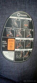 Autosedačka LIONELO 9-36 kg, Nico Violet - 3