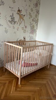 Postieľka IKEA SNIGLAR + matrac a výbava - 3