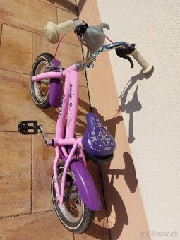 Predám detský bicykel HARRY 12 Lolly ružová - 3