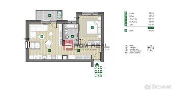 PREDAJ 2i byt, 56 m2, Prémiová novost. Zelené Nivy, Pezinok - 3