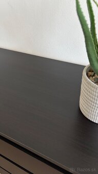 Komoda IkEA Malm čierna. - 3
