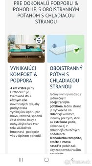 Dormeo vrchný matrac aloe vera vitalis 2v1 - 3
