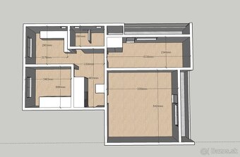 Svetlý 3-izbový byt s 2 loggiami a garážou v BA III, Kramáre - 3