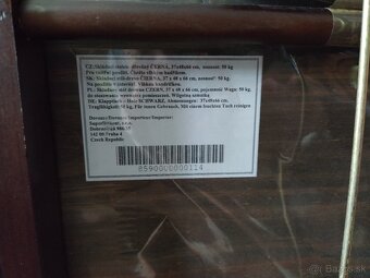 NOVÝ skladací drevený stôl (iba osobný odber) - 3