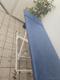 Elektrické Masážní lehátko 1 motor modré fyzio akce - 3