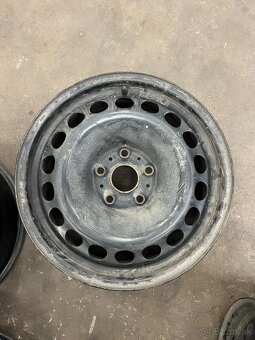 Plechove disky 5x112 r16 57.1mm VW - 3