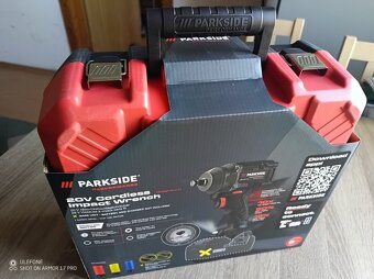 Aku rázový uťahovák PARKSIDE PERFORM20 V PPDSSA - max 600 Nm - 3