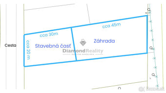 NA PREDAJ VEĽKORYSÝ STAVEBNÝ POZEMOK | 1559 m² | Naciná Ves - 3