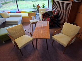 Predam Halabala kreslá a stolík, - 3