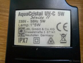 uv-c lampa, JBL AquaCristal UV-C II sterilizer 5W - 3
