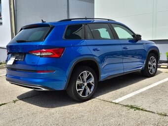 Škoda Kodiaq Sportline 4x4 DSG webasto 360kam race blue - 3