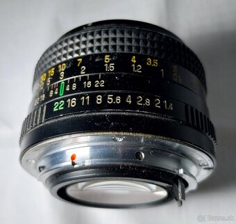 Auto Chinon Multi Coated 50mm 1:1.4 na Pentax PK - 3
